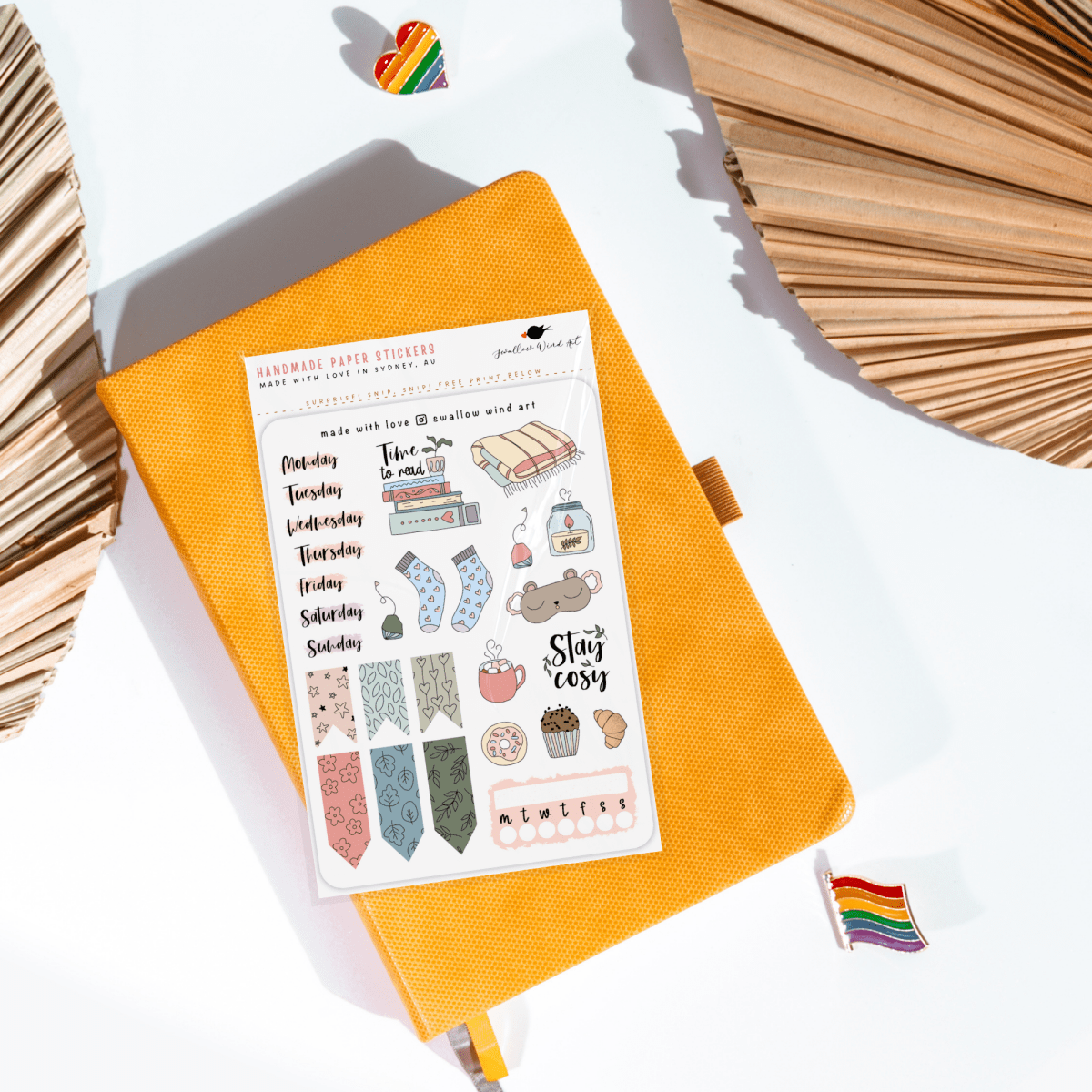 Cosy Feels Winter Sticker Sheet - Paper Mochi