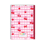 Dot Grid Notebook Cherry Gingham - Paper Mochi