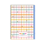 Dot Grid Notebook Dainty Flower Gingham - Paper Mochi
