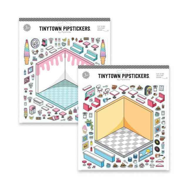 Floats & Fries Isometric Stickers - Paper Mochi