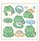 Frog Weather Report Sticker Sheet - Paper Mochi