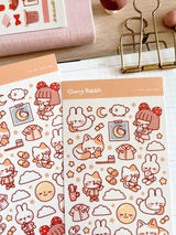 Good Night Sticker Sheet - Paper Mochi