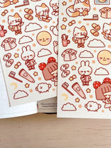 Good Night Sticker Sheet - Paper Mochi