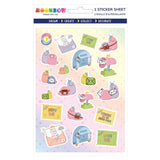 Happy Snail Mail Glossy Sticker Sheet - Paper Mochi