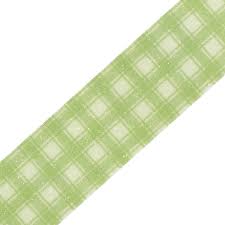 Green Check Glittery Washi Tape - image different
