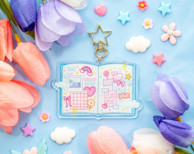 Journal Keychain - Paper Mochi