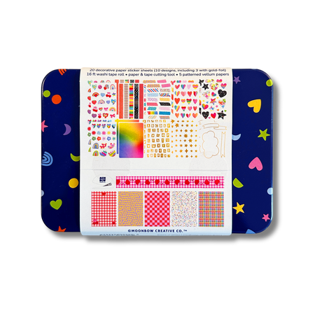 Junk Journal Keepsake Travel Tin Artfelt Joy Edition - Paper Mochi