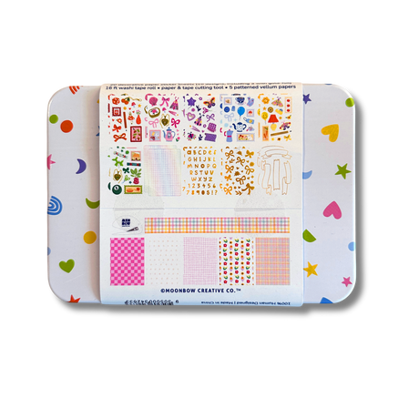 Junk Journal Keepsake Travel Tin Vintage Remix Edition - Paper Mochi