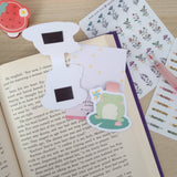 Kawaii Happy Froggy Magnetic Bookmark - Paper Mochi