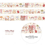 Kawaii Rainy Days Washi Tape - Paper Mochi