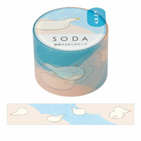 King Jim Clear Soda Washi Tape Mizusobi - Paper Mochi