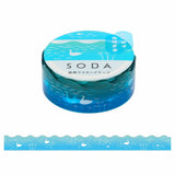 King Jim Clear Soda Washi Tape Swan - Paper Mochi