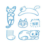 King Jim Stamp Set - Cats - Paper Mochi