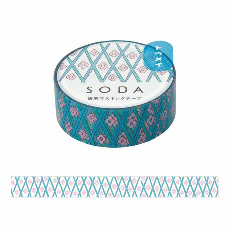 King Jim Washi Tape 15mm Flower - Paper Mochi