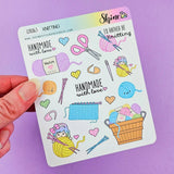 Knitting Deco Stickers Premium Matte - Paper Mochi