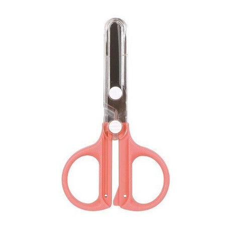 Kutsawa Compact Scissors Coral - Paper Mochi