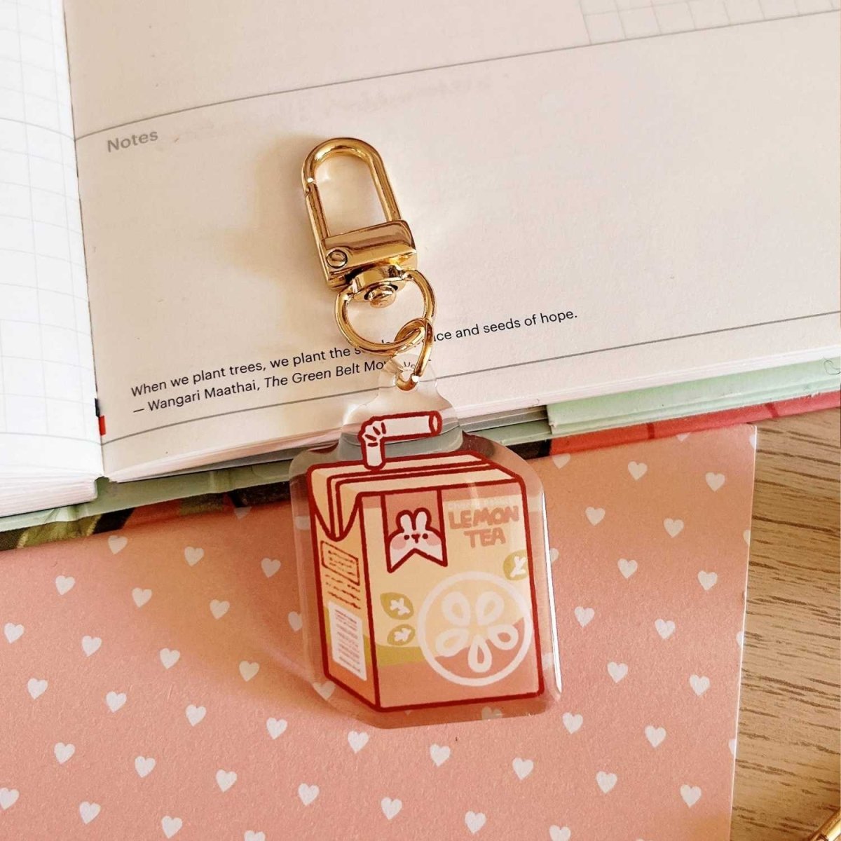 Lemon Tea Keychain - Paper Mochi