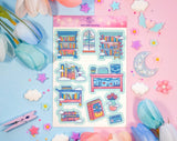 Library Sticker Sheet - Paper Mochi