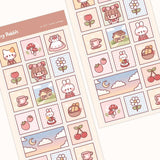 Lovely Cottage Sticker Sheet - Paper Mochi