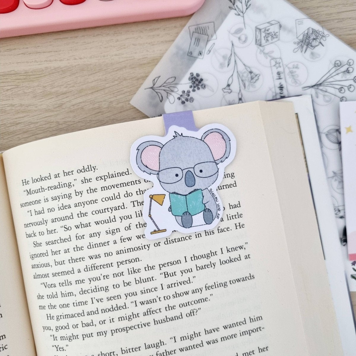 Magnetic Bookmark - Koala Study Buddy - Paper Mochi