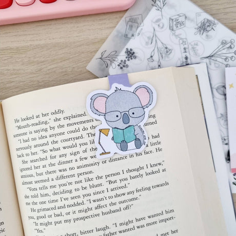 Magnetic Bookmark - Koala Study Buddy - Paper Mochi