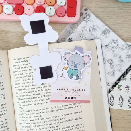 Magnetic Bookmark - Koala Study Buddy - Paper Mochi