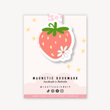 Magnetic Bookmark - Strawberry Flower - Paper Mochi