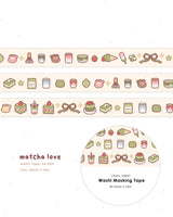 Matcha Love Washi Tape - Paper Mochi