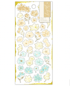 Mind Wave Stickers Balmy Floral - Beige - Paper Mochi