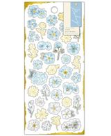 Mind Wave Stickers Balmy Floral - Blue - Paper Mochi