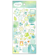 Mind Wave Stickers Dewdrop Series - Green - Paper Mochi