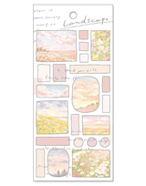 Mind Wave Stickers Pastel Landscape - Paper Mochi