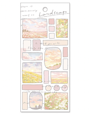 Mind Wave Stickers Pastel Landscape - Paper Mochi