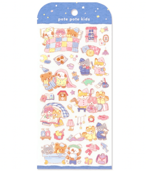 Mind Wave Stickers Pote Pote Kids Bedtime - Paper Mochi