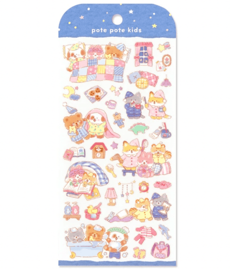 Mind Wave Stickers Pote Pote Kids Bedtime - Paper Mochi