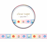 Mind Wave Washi Tape Clear Pop Icon Flower - Paper Mochi