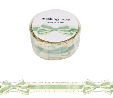 Mind Wave Washi Tape Ruffle Green - Paper Mochi