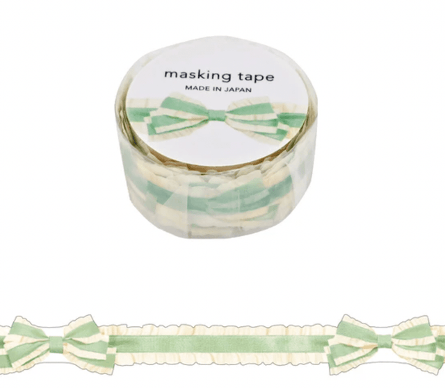 Mind Wave Washi Tape Ruffle Green - Paper Mochi