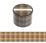 Mind Wave Washi Tape Sugaria Brown Plaid - Paper Mochi