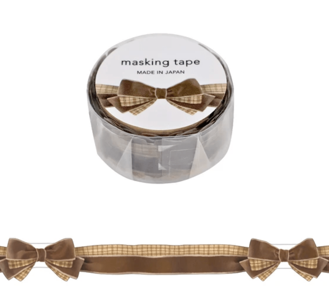 Mind Wave Washi Tape Velour Brown - Paper Mochi