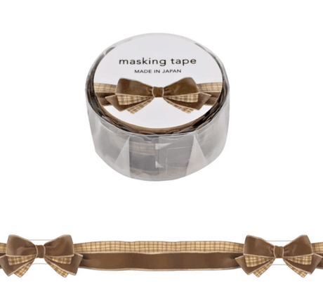 Mind Wave Washi Tape Velour Brown - Paper Mochi