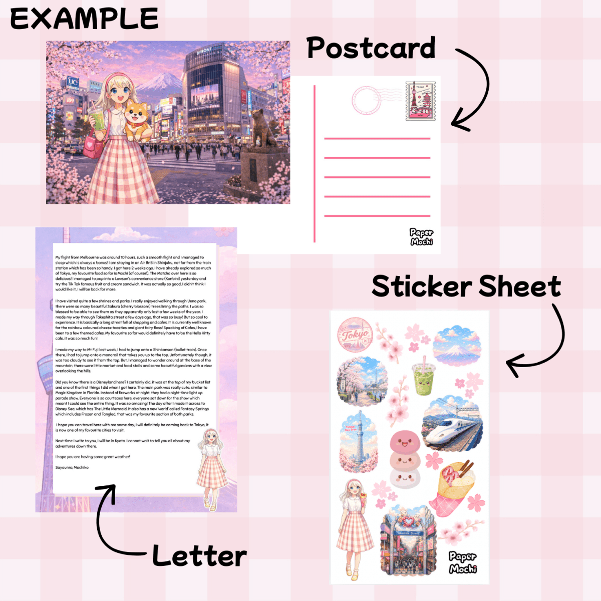 Monthly Snail Mail Club - Paper Mochi