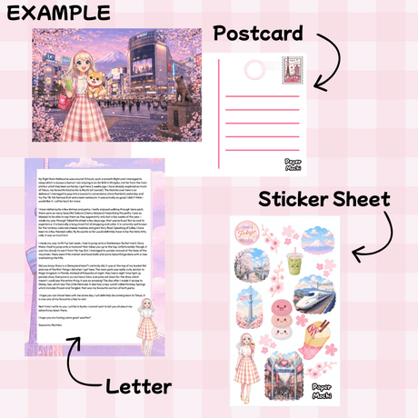 Monthly Snail Mail Club - Paper Mochi
