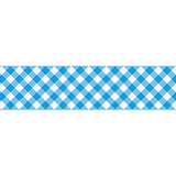 Nichiban Petit Joie Washi Tape Blue Gingham - Paper Mochi