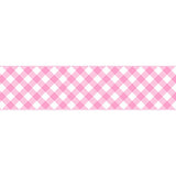 Nichiban Petit Joie Washi Tape Pink Gingham - Paper Mochi
