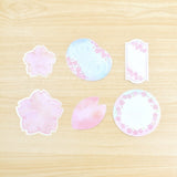 Papier Platz Sakura Flake Sticky Notes - Paper Mochi