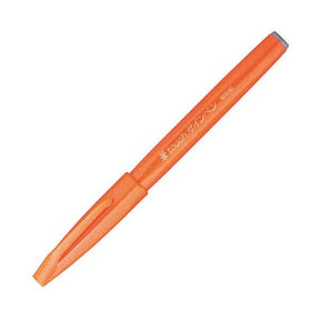 Pentel Brush Touch Pen - Orange - Paper Mochi