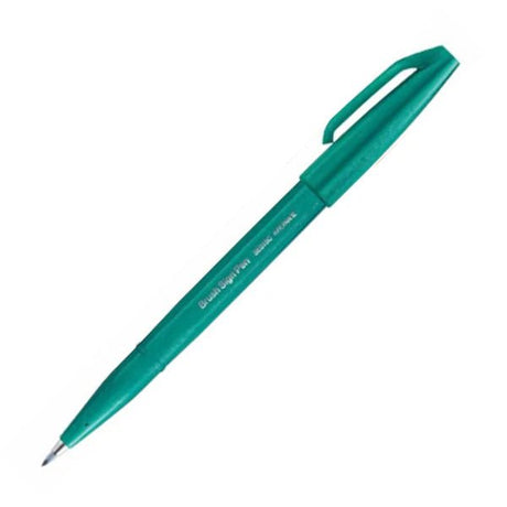 Pentel Brush Touch Pen - Turquoise Green - Paper Mochi