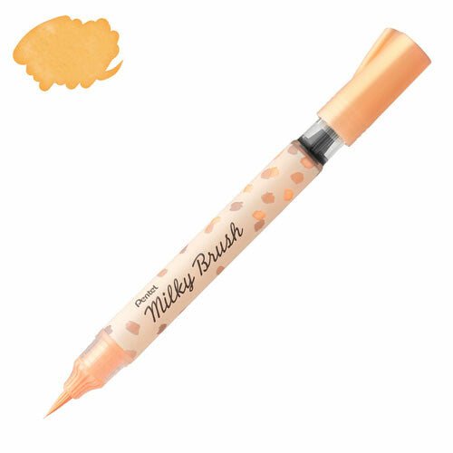 Pentel Milky Brush - Pastel Orange - Paper Mochi