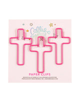 Pink Cross Paperclips - Paper Mochi
